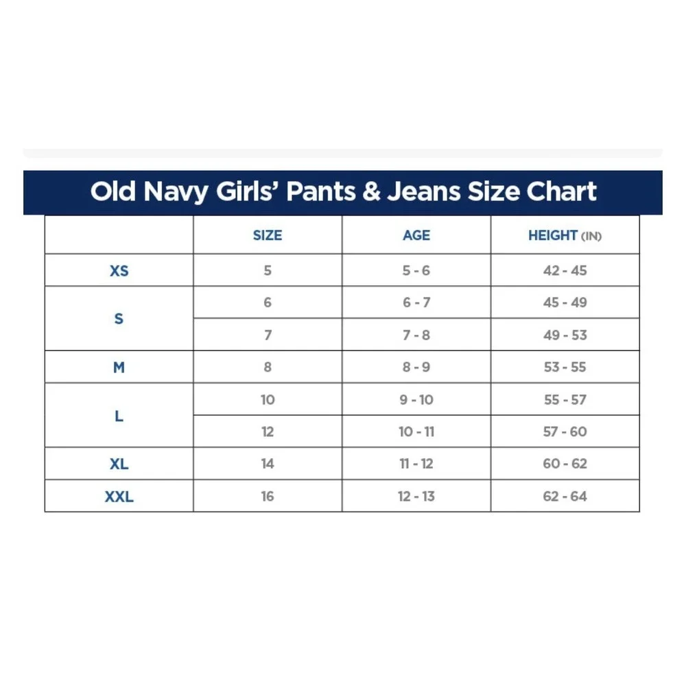 Old Navy Big Girls' Soft Linen Stripe Pants XL